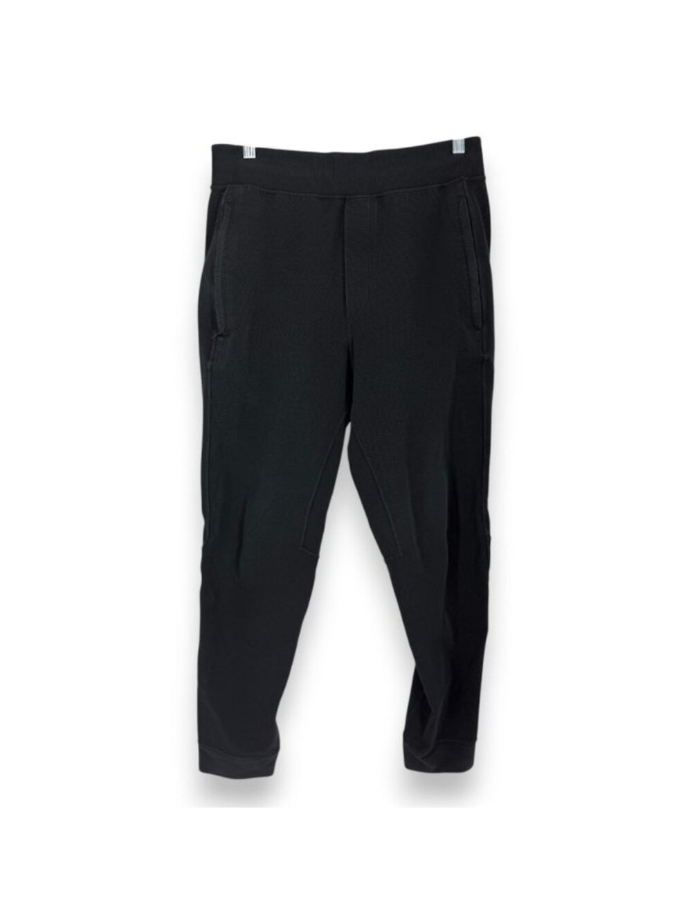 Lululemon Men M Sojourn Jogger Pant Solid Black Athletic Activewear Stretch Gym